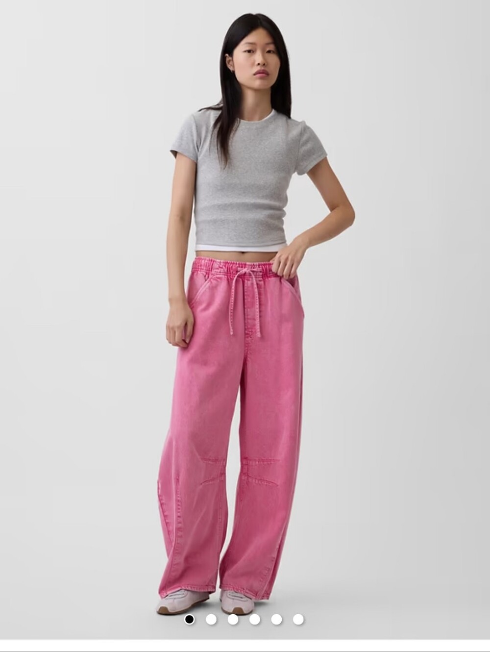 Gap  Mid Rise UltraSoft Easy Horseshoe Jeans- Raspberry Pink - Picture 5 of 5